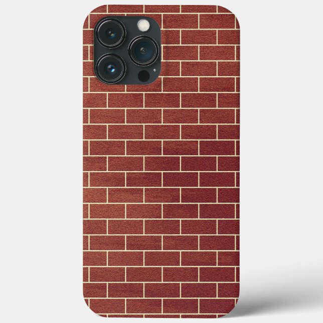 Capas de iphone Brown Brick Wall (Verso)
