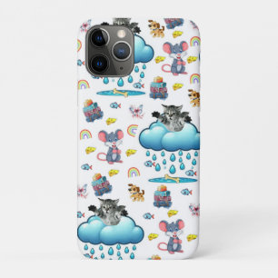 Capas de iPhone Cachorro Rato Peixe Arco-íris Gato