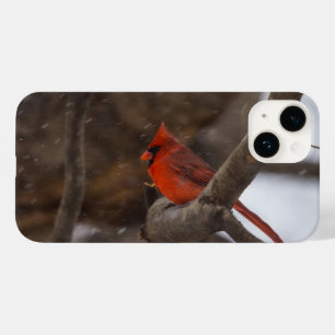 Capas de iphone Cardinal de Tempestade de Neve
