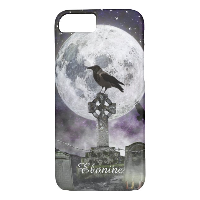 Capas de iphone Celta Raven Moon (Verso)
