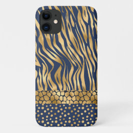 Capas de iphone Chic Dourada Na moda Mate-Mala-Mat