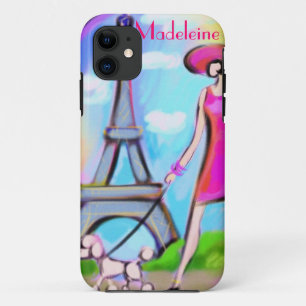 Capas de iphone chiques da mulher de Paris