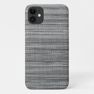 Capas de iphone Cinza Moderna da Tecido Faux