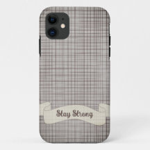 capas de iphone Cinza na moda Gingham Xadrez