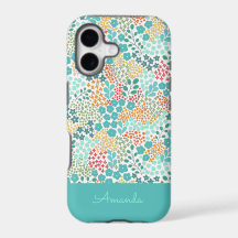 Capas de iphone Colorida De Casos Botânicos