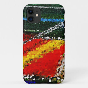 Capas de iphone Colorida de Pintura em Campo de Fl