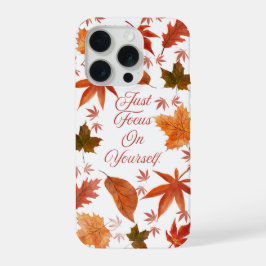 Capas de iPhone com Citação de Folhas de Outono Ap