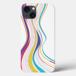 capas de iphone com coalhada e linhas coloridas