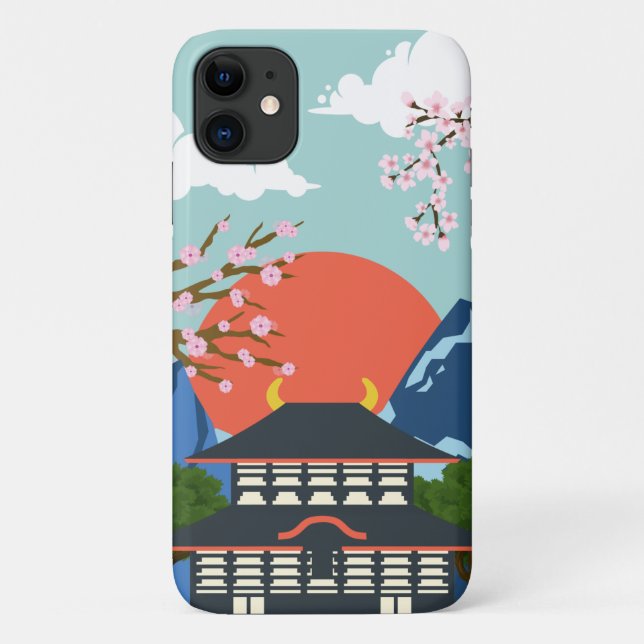 Capas de iphone com japão vibe design (Verso)
