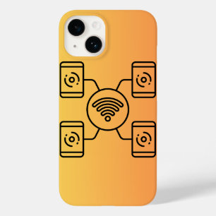 capas de iphone com o logotipo da Internet