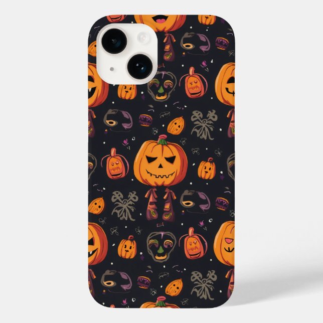 Capas de iphone com padrão de Halloween (Verso)