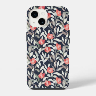 capas de iphone com padrão floral