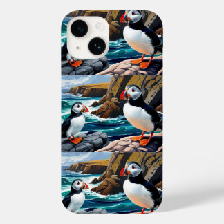 capas de iphone com Puffins Islandeses