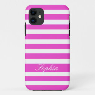 capas de iphone cor-de-rosa branca Strike personal