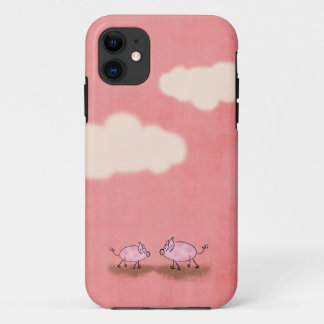 Capas de iphone cor-de-rosa de Piggies
