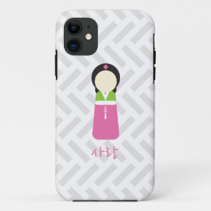 Capas de iphone coreanas da boneca - "amor "