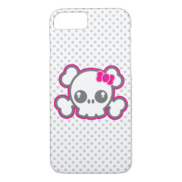 Capas de iphone Crônica de Fita Rosa de Kawaii