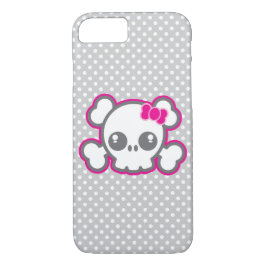 Capas de iphone Crônica de Fita Rosa de Kawaii