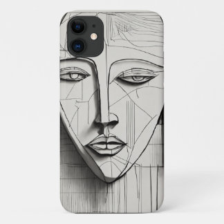 Capas de iphone Cubist Art - Design abstrato exclu