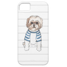 Capas de iphone da aguarela de Shih Tzu