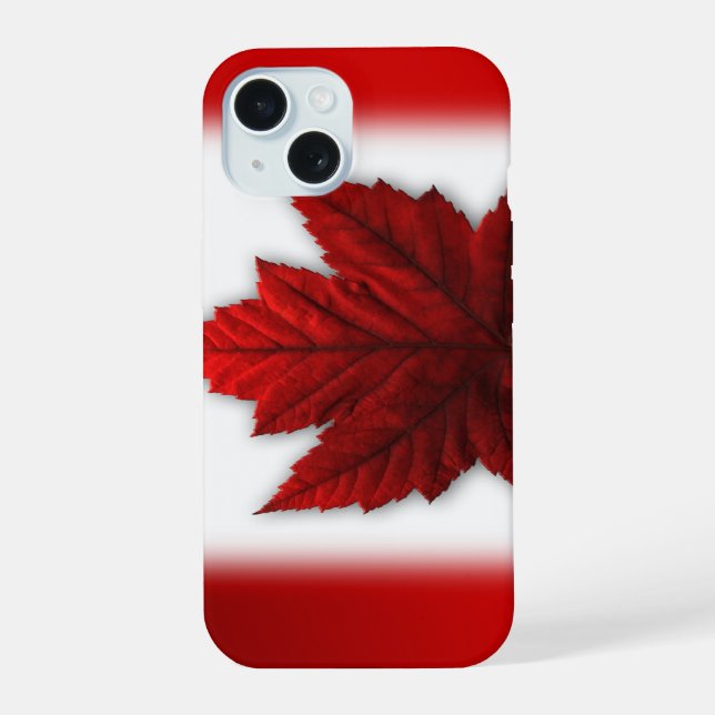 Capas de iPhone da Bandeira do Canadá Capas de Cel (Verso)