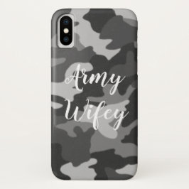 Capas de iphone da Camada de Cinza do Exército Wif