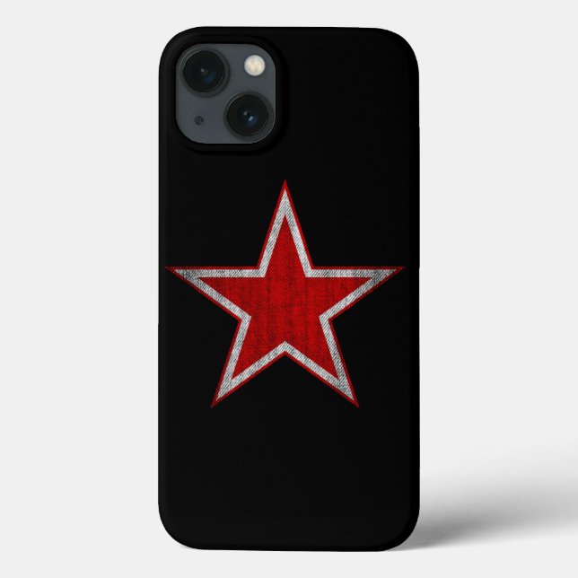 Capas de iphone da Estrela Vermelha da Rússia (Verso)
