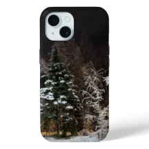 Capas de iphone da Floresta Negra Fresca de invern