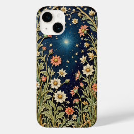 Capas de iphone das estrelas de despedida de flor 