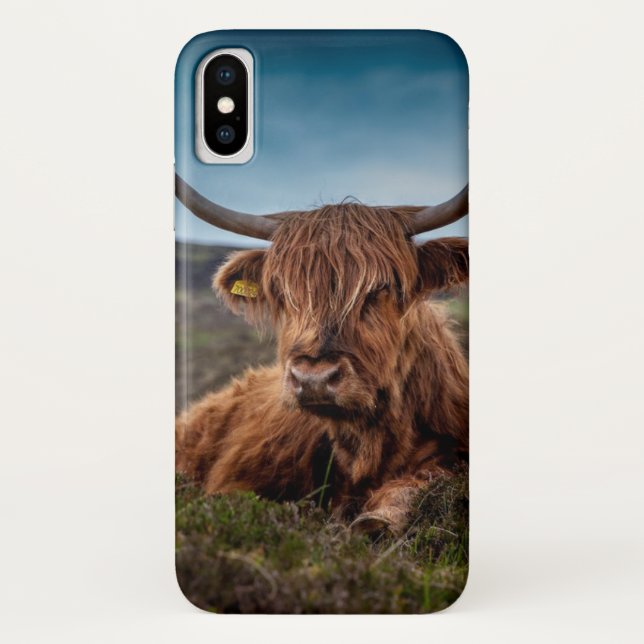 Capas de iphone das montanhas de Scotland da carne (Verso)