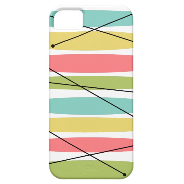 Capas de iphone Dazzle Stripe (Traseira)