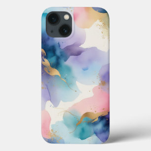 Capas de iphone de Aquarela Elegante Abstrato