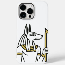 Capas de iphone de Arte de Linha Egípcia Anubis