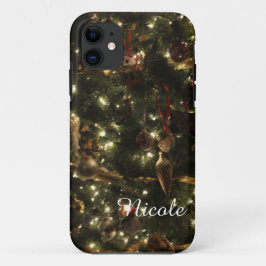 Capas de iphone de Árvore de Natal Personalizada