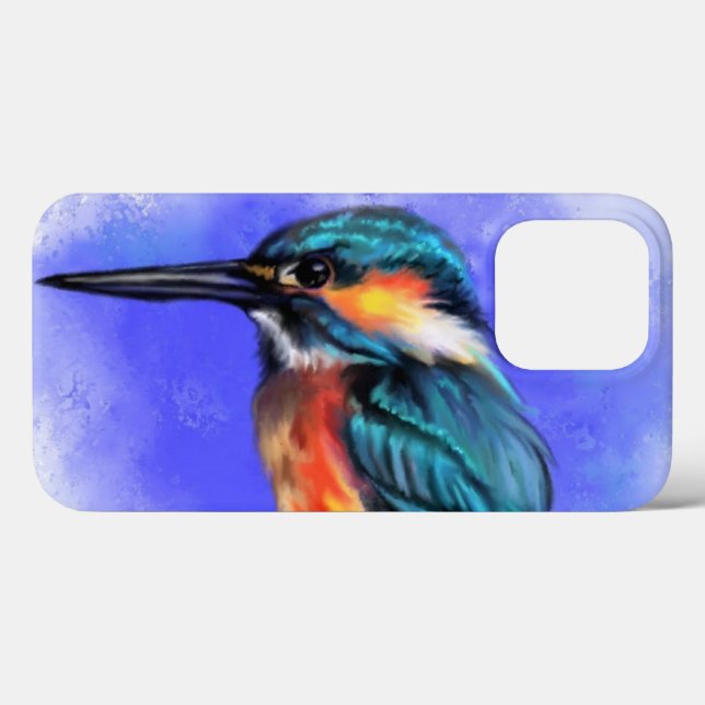 Capas de iphone de Ave Kingfisher (Verso (horizontal))