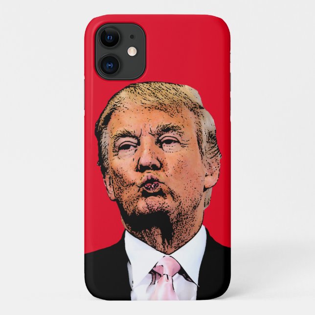Capas de iphone DE BEIJOS DONALD TRUMP (Verso)