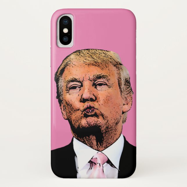 Capas de iphone DE BEIJOS DONALD TRUMP (Verso)