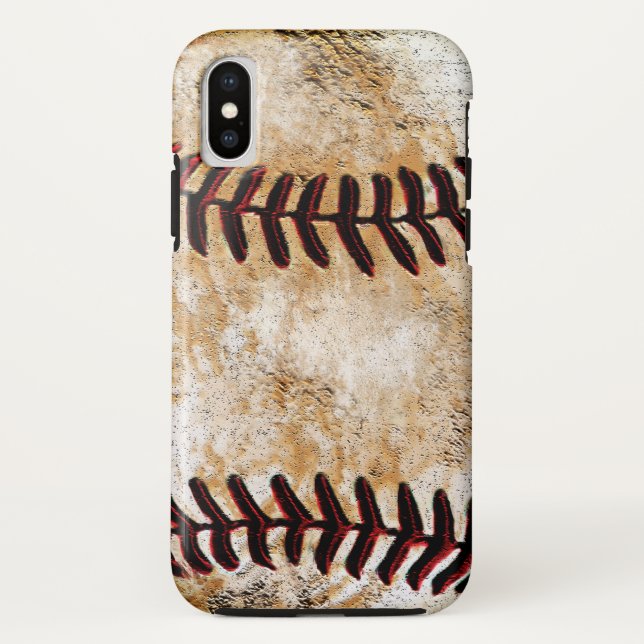 Capas de iPhone de beisebol rústicas mais legais,  (Verso)