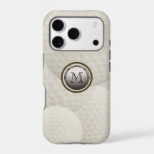Capas de iphone de Bola de Golfe Monograma