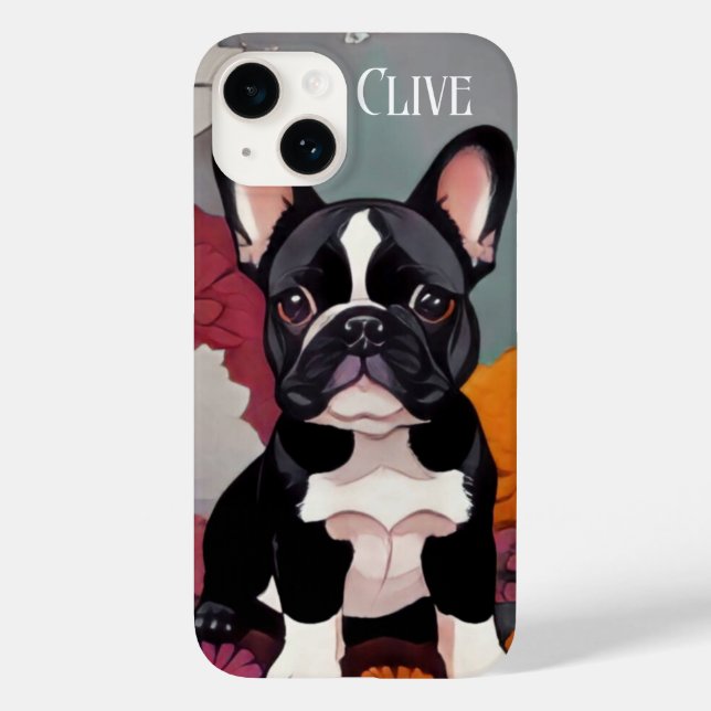 Capas de iphone de Buldogue Francês (Verso)