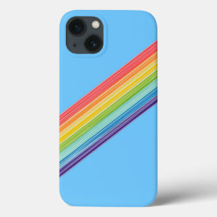 Capas de iphone de caixa-mate das faixas do arco-í