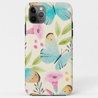 Capas de iphone De Camada De Borboleta Branca