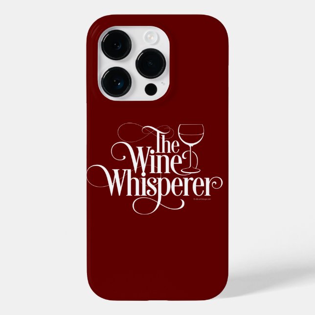 Capas de iphone De Camada De Sussurro De Vinho (Verso)