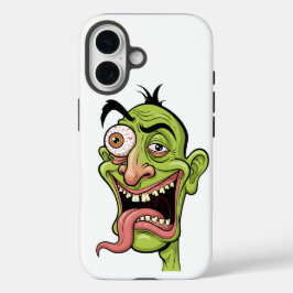 Capas de iphone de Caricatura Zombie Verde Engraça