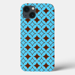 Capas de iphone de Casaco Azul e Marrom