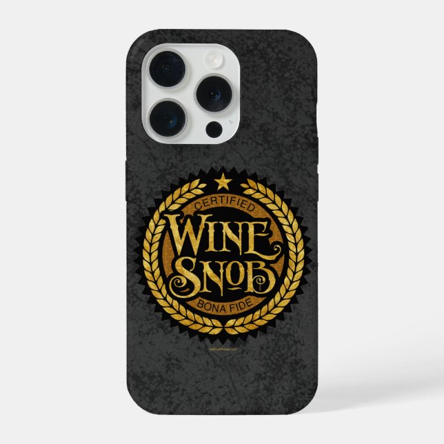 Capas de iphone De Casaco De Esnobe De Vinho (Verso)