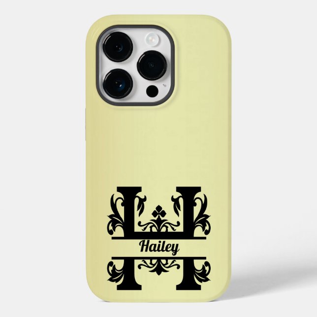 Capas de iphone de casaco de Hailey Split Monogram (Verso)