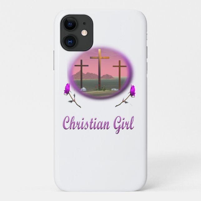 Capas de iphone de Casal da Garota Cristã (Verso)