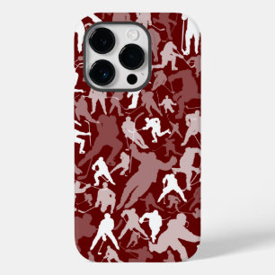 Capas de iphone de Casal-Mate do Jogador de Hóquei