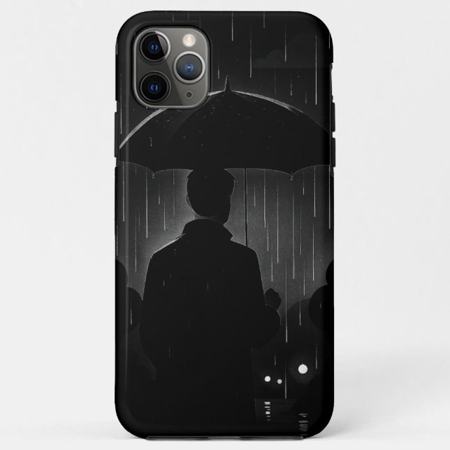 Capas de iphone de Casamento da Cidade Noturna Sky (Verso)